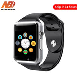 NO-BORDERS A1 WristWatch Bluetooth Smart Watch Sport