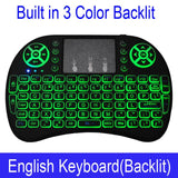 7 color backlit i8 Mini Wireless Keyboard