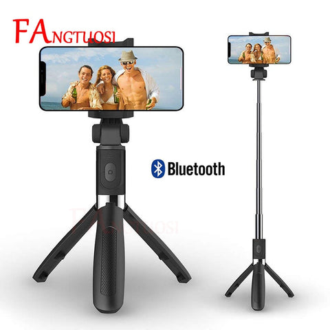 3 in 1 Wireless Bluetooth Selfie Stick For iPhone 8 X 7 6s Plus