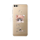 For Fundas Huawei P Smart Case Silicone 3D