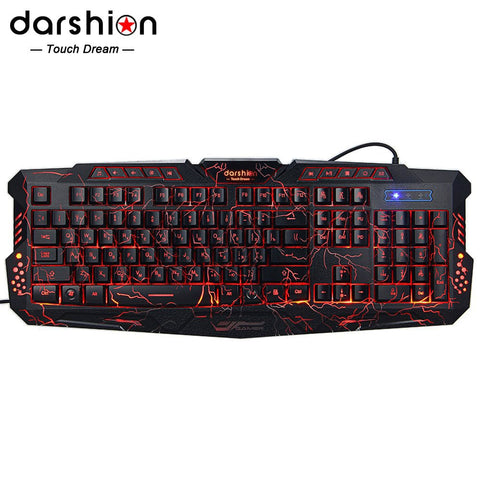 Darshion M300 Russian/English Backlit Keyboard LED