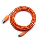 Nylon Braided Micro USB Cable 1m/2m/3m