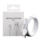 2m Original USB Data Charging Cable For iPhone 5 5S 6 6S 7 8 Plus X XS Max XR