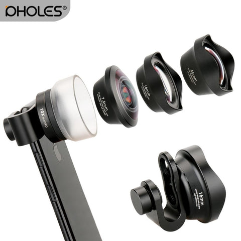 Pholes Wide Angle Macro Lens for iPhone Android
