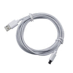 Nylon Braided Micro USB Cable Data  For Samsung Huawei Xiaomi Android