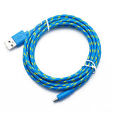 Nylon Braided Micro USB Cable Data  For Samsung Huawei Xiaomi Android