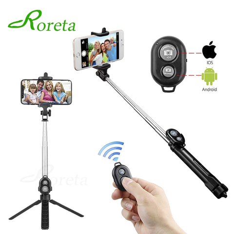 Roreta 3 in 1 Wireless Bluetooth Selfie Stick